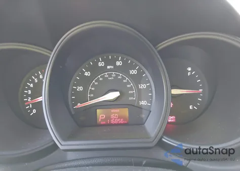 2013 Kia Rio Lx из США, поврежденный, VIN KNADM5A32D6144676